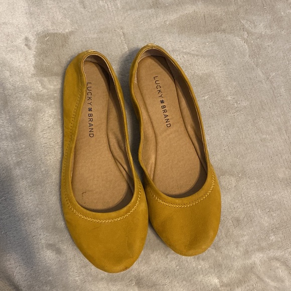 Lucky brand mustard flats - Picture 4 of 8